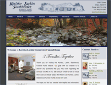Tablet Screenshot of klsfuneralhome.com